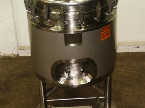 精密不锈钢罐式反应器ss132 GAL 500升316L S/S全外壳45wp @ 350F照片