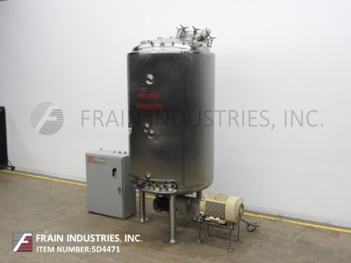 精密不锈钢罐发酵罐照片900 Gal