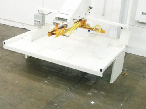 Alvey码垛机滑片给料机的照片