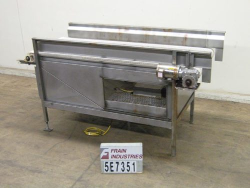 输送台顶部脱水照片