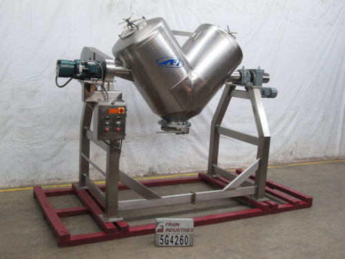 能力制造者公司混合机粉双壳30立方英尺的照片。