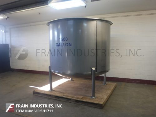 G & F / Befco Mfg Co Tank SS Single Wall SST1500照片