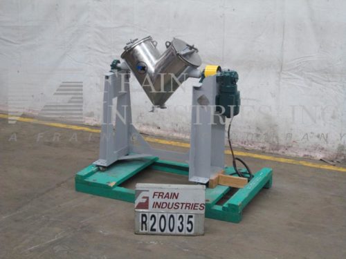 Patterson Kelley搅拌机粉末双壳1 Cu Ft