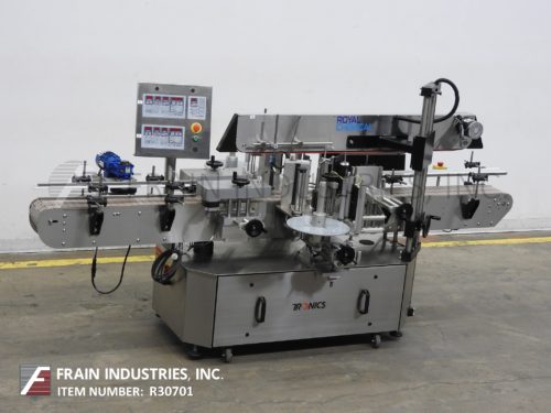 Tronics贴标器前/后背和包装S3S照片