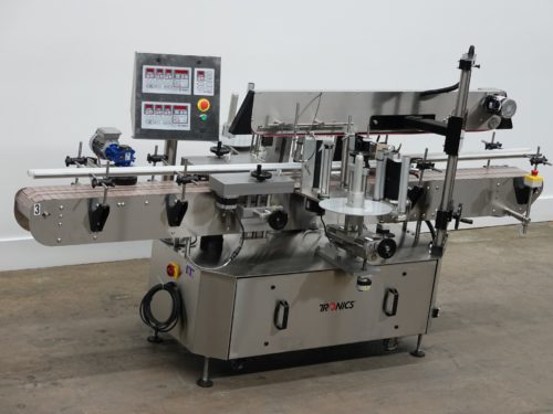 Tronics贴标器前/后背和包装S3S照片