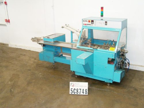 Marchesini装箱自动热潮照片。Tuck（汽车）BA50用过的盒装