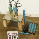 半自动双柱卷边装置，单周期卷边