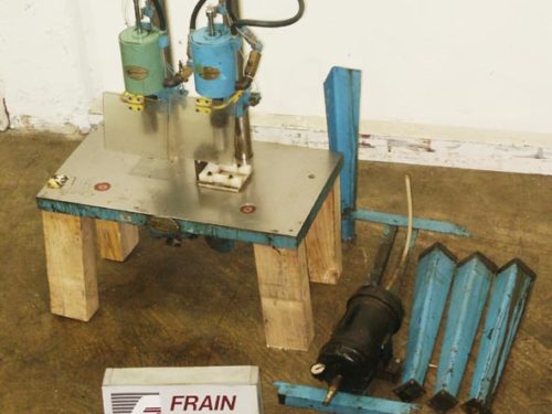 半自动双柱卷边装置，单周期卷边