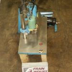 半自动双柱卷边装置，单周期卷边