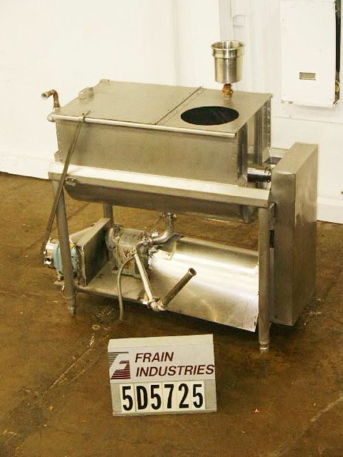 混合器液体10 Cu Ft 10 Cu Ft 304 S / S带搅拌器的照片，具有40“L X 22”W X24 1 / 2D“