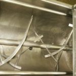 混合器液体的缩略图10 Cu Ft 10 Cu Ft 304 S / S丝带搅拌器，具有40“L×22”W X24 1 / 2D“