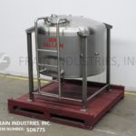 坦克SS单墙300 Gal 300加仑316不锈钢墙圆顶储罐