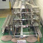 解读器蓄电池自动输送系统简图