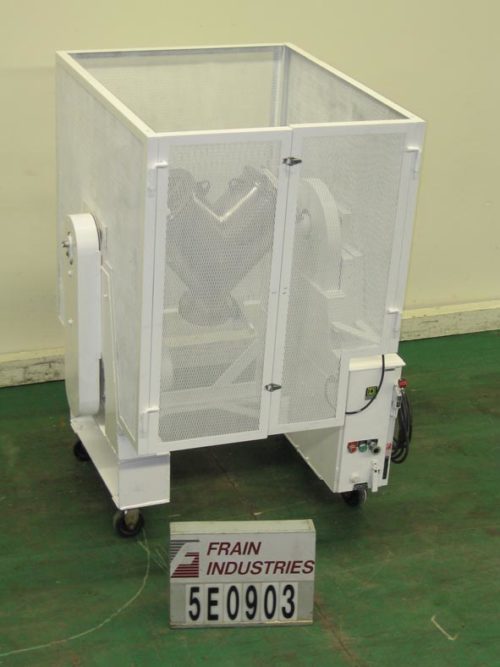 照片帕特森凯利混合器粉末双壳1 CU FT 1 CU FT Kynar内衬内部，S/S外壳