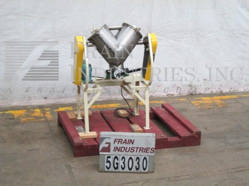 Patterson Kelley搅拌机粉末双壳1 Cu Ft