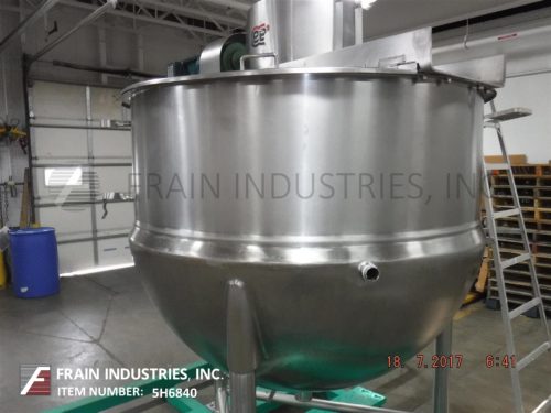 李釜双动500D9MS 500加仑的照片，316 S / S