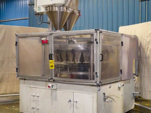 所有填充填料粉末螺旋钻R的照片