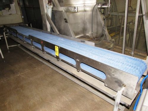 传送带桌前19“W X 160”L照片