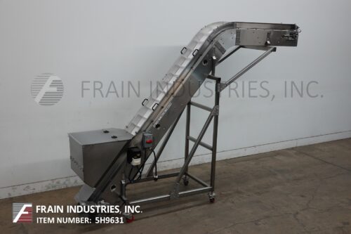 Photo of MRM Elgin Filler Can Piston 98" DISCH MRM Elgin Filler Can Piston 98" DISCH Feeder Incline/Cleated 98" DISCH