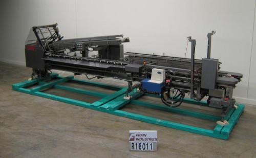 Langen Cartoner Semi horizon的照片。胶水(半)B1朗根B1半自动纸箱连续运动120 cpm