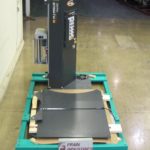 Wulftec拉伸包装器半自动WSML150S低调，50“x 50”x 80“H，4000磅