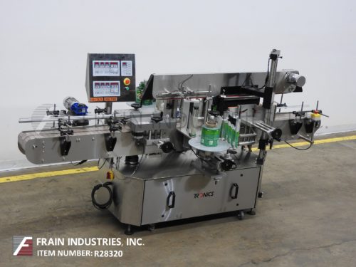 Tronics贴标器前/后背和包装S3S照片