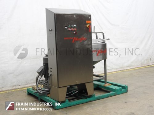 照片的Breddo混合器液体液化LORWWSS 100加仑，S/S，刮，锥形底部