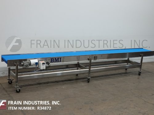 照片BMI / Benda MFG输送台顶部24“W X 240”L