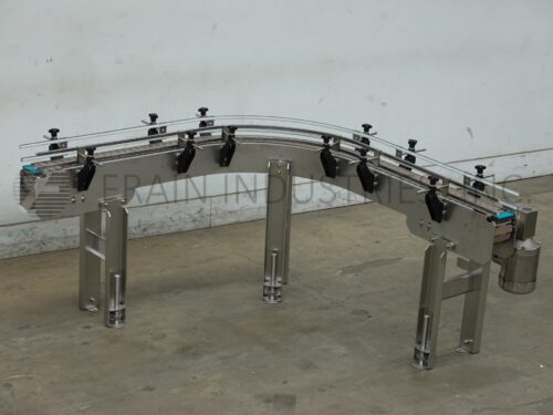 Photo of Custom Cut Metals Conveyor Table Top 90°R